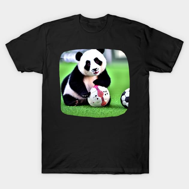 Fatty Panda Soccer T-Shirt by Suga Collection